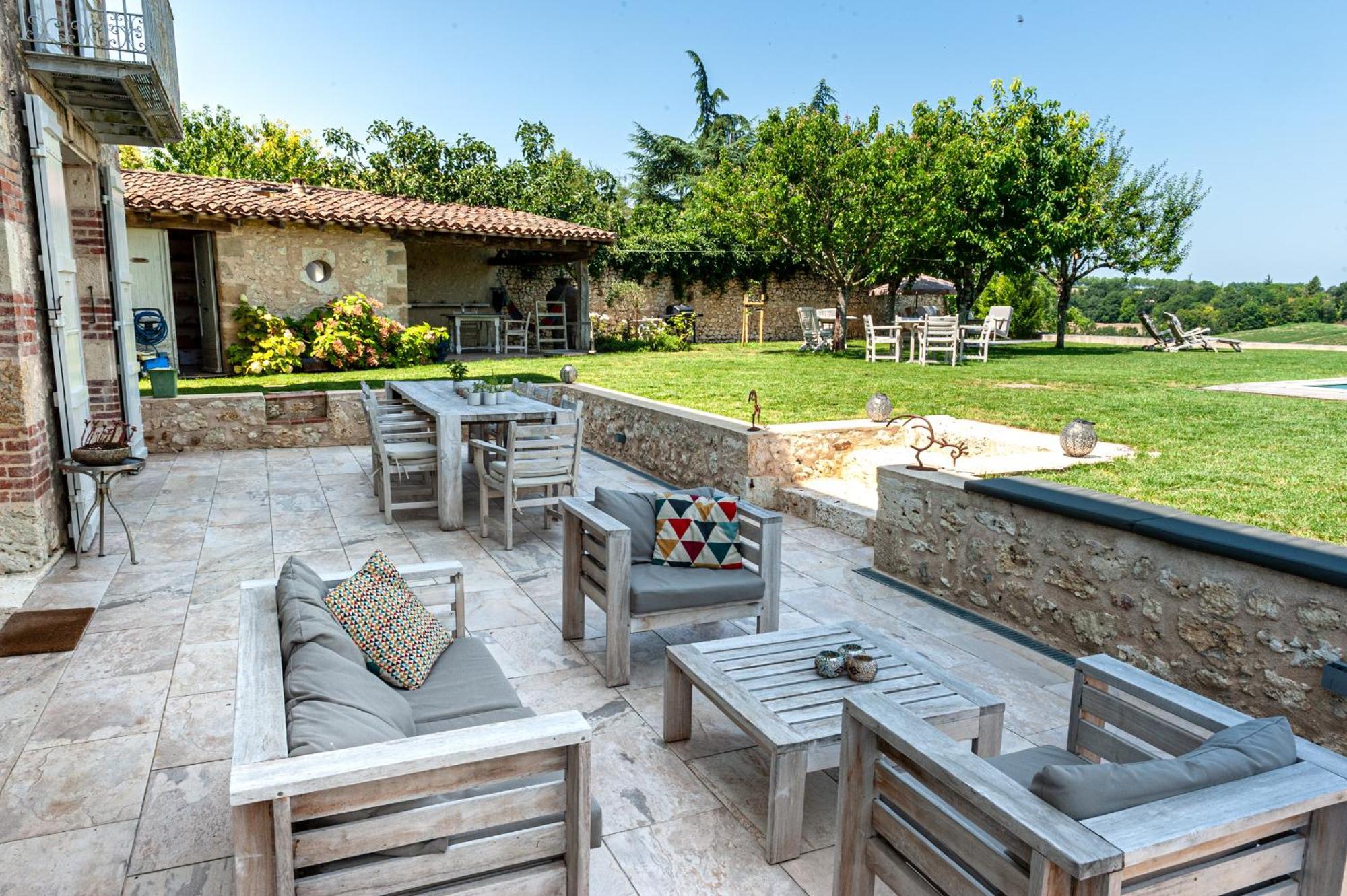 B&B La Mirande De Saint-Clar Bagian luar foto