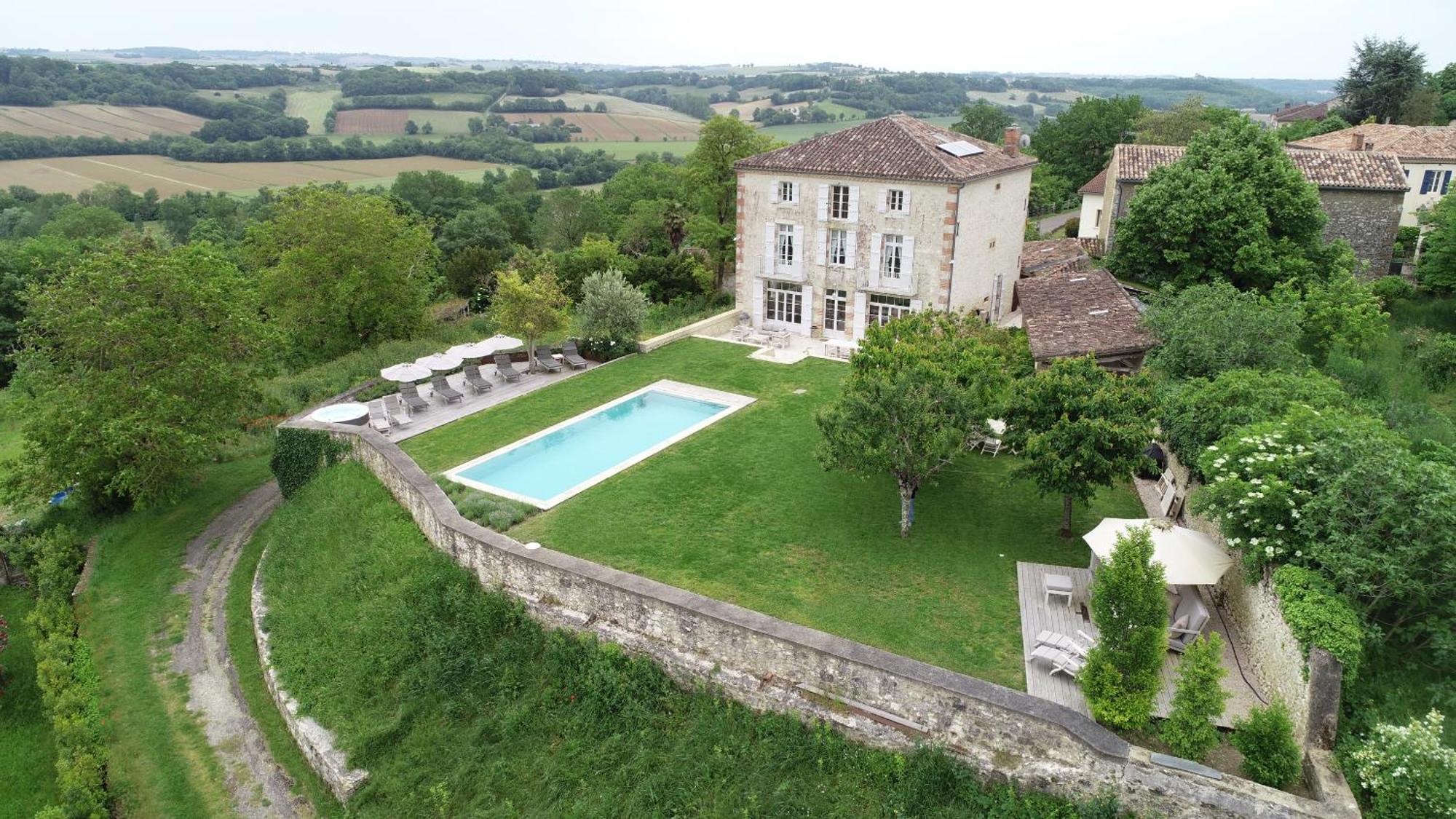 B&B La Mirande De Saint-Clar Bagian luar foto