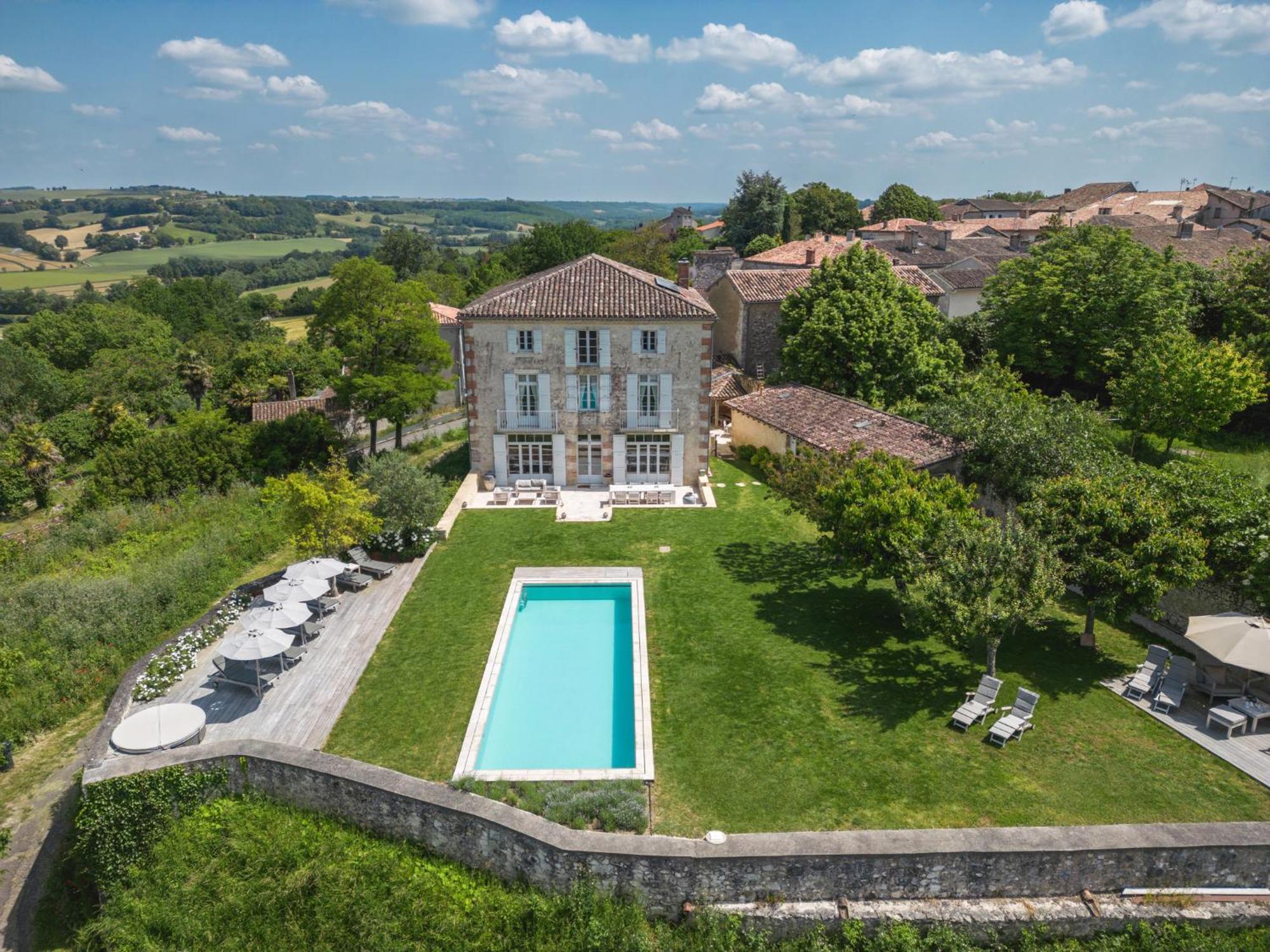 B&B La Mirande De Saint-Clar Bagian luar foto